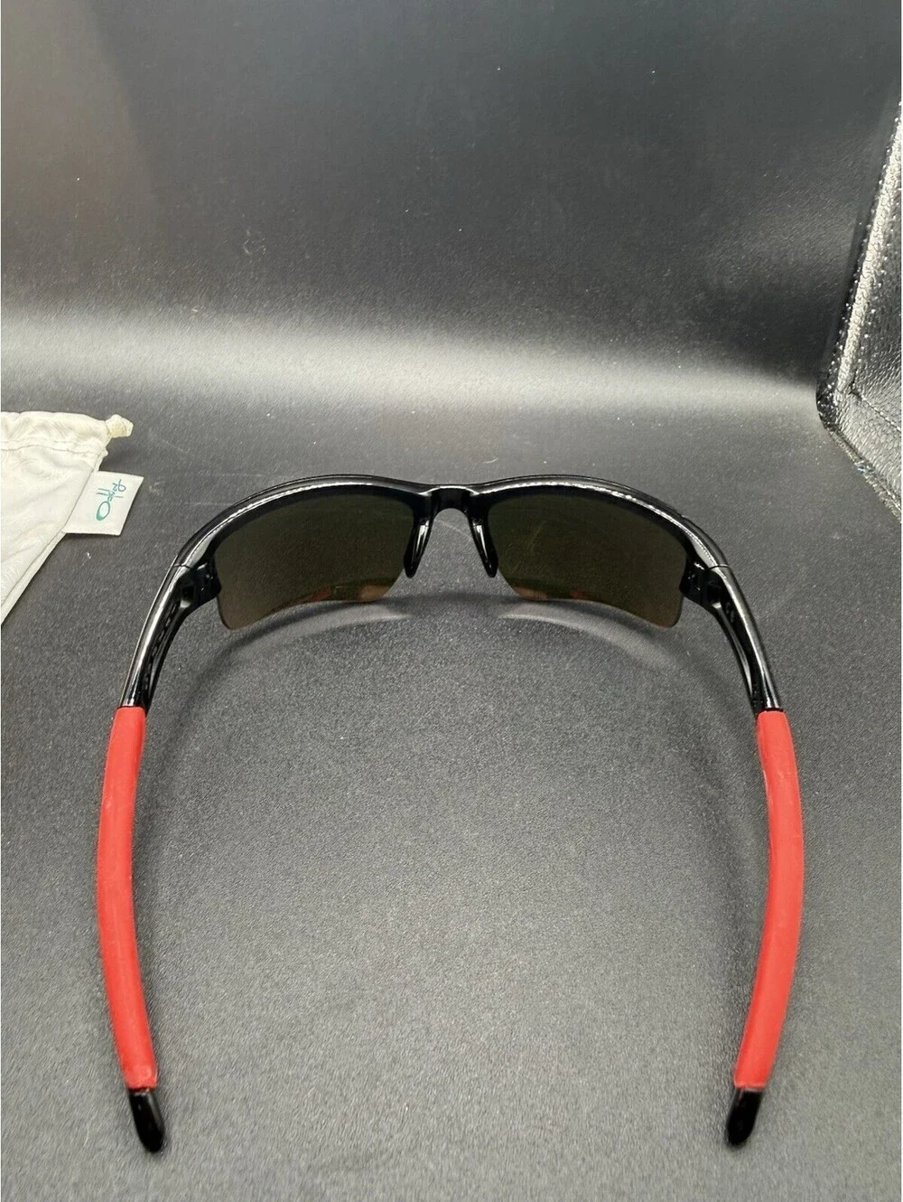Oakley Quarter Jacket Polished Black/Ruby Iridium Lenses